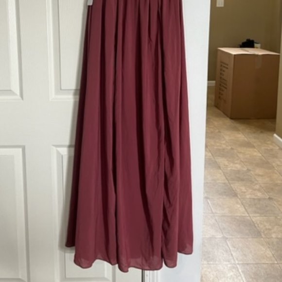 NWT AZAZIE DESERT ROSE BRIDESMAID/PROM/HOMECOMING DRESS - SZ 2 - Picture 2 of 7